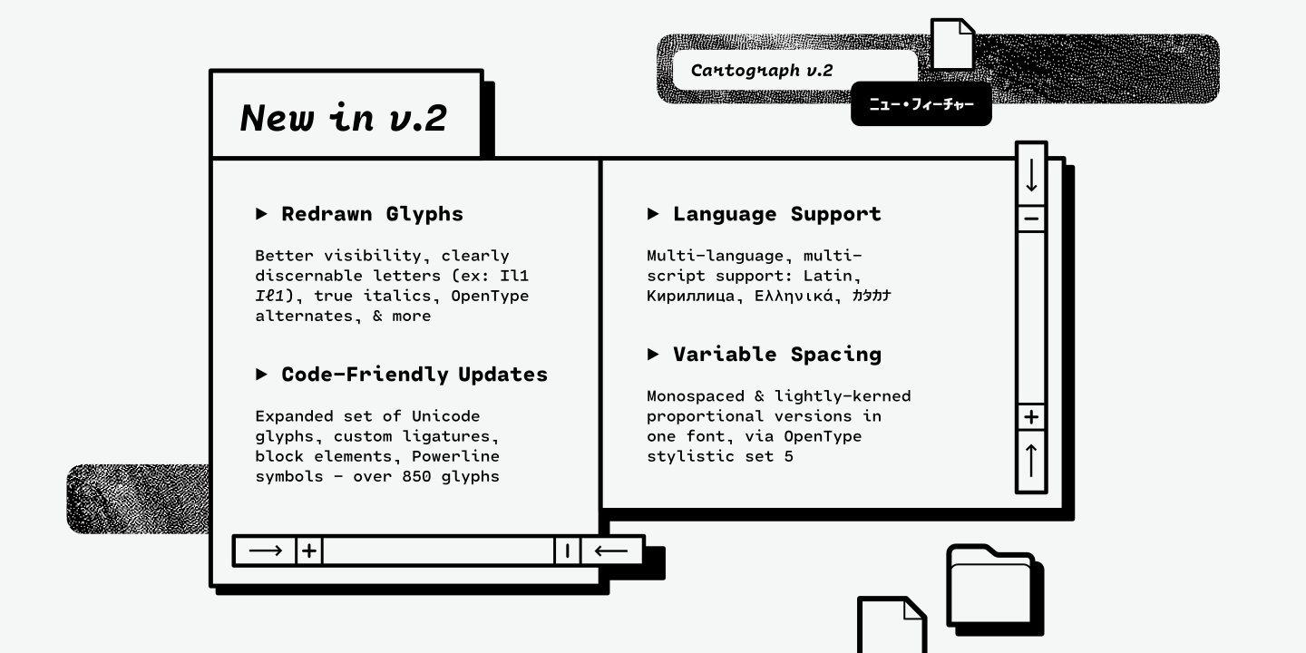 Przykład czcionki Cartograph CF Light Italic